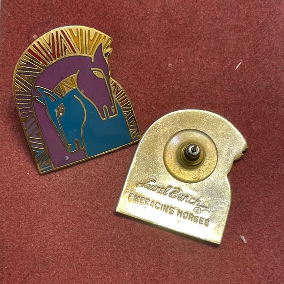 Laurel Birch Embracing Horses Earrings - Picture 2 of 4